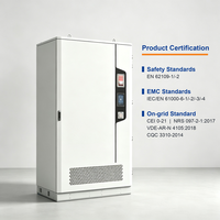 Système de batterie solaire tout-en-un triphasé 60 kW 221 kWh LiFePO4 704 V BMS CAN IP54 pour stockage commercial et industriel
