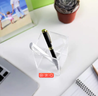 Porte-stylo en acrylique transparent, pour bureau, organisateur de stylos, crayons, tasses, papeterie de bureau