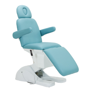 Nuevo cuero Facial pestañas láser cama médico profesional portátil tratamiento belleza cama eléctrica ajustable salón de belleza silla - Product Image 2