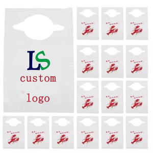 Baberos Desechables Blancos Personalizados de Polietileno para Adultos, Baberos Divertidos Impermeables de Plástico para Mariscos - Product Image 1