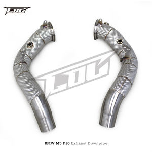Collecteur d'échappement à écoulement libre RTS d'usine pour <span class=keywords><strong>BMW</strong></span> M5/M6 F06/F10/F12/F13 4.4TT 2012-2016, performance, bouclier thermique, collecteur d'échappement - Product Image 2