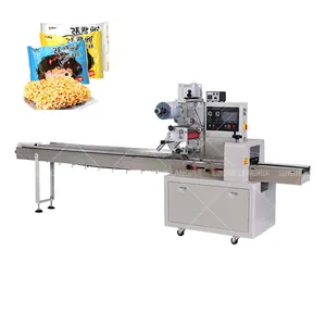 2024 New Design High Speed Automatic Flow Pack Packing Machine Candy Lollipop Packaging Machine