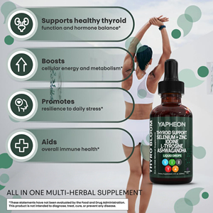 Produsen Label Pribadi Tetes Cairan Kesehatan Tiroid Selenium Zinc Iodine L-Tyrosine KSM-66 Ashwagandha Wildberry <span class=keywords><strong>2</strong></span> Fl oz - Product Image 4
