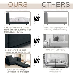 Canapés-lits extensibles pliables de qualité supérieure meubles canapé paresseux de luxe canapé <span class=keywords><strong>2</strong></span> <span class=keywords><strong>places</strong></span> réglable pour le salon - Product Image 6