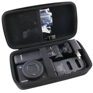 Factory Custom Shockproof Travel Protective Hard Shell EVA Camera Case for Sony ZV-1 Vlogger Grip Tripod GP-VPT2 BT Kit C