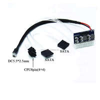 DC-ATX-160W 12V PICO PSU 24Pin ATX SATA 6Pin mâle/femelle DC5.5 * 2.5mm connecteur Module d'alimentation enfichable pour Mini ITX Z1