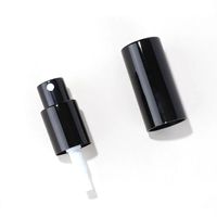 Flacon pulvérisateur cosmétique noir de luxe personnalisé 5ml 10ml 15ml 20ml 30ml 50ml 100ml