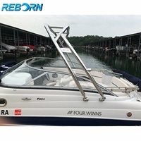 Tours de Wakeboard de Bateau de Lancement Reborn Installable et Pliable Facile Tour de Wake de Bateau de Sports Nautiques
