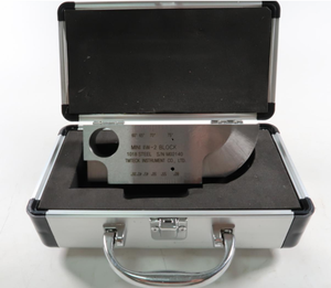 บล็อกทดสอบการสอบเทียบ NDT แบบมาตรฐานนิ้ว รุ่น Mini IIW ทำจากเหล็ก 1018 - Product Image 4