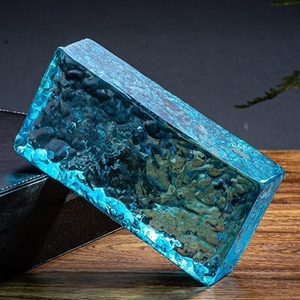 Nghệ thuật Băng khuôn mẫu khối thủy tinh rắn bức tường phân vùng gạch thủy tinh màu - Product Image 6