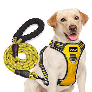 Juego de arnés para perros de cobertura completa de 360 grados, nailon ligero, de tamaño a la moda XL correa de pecho, correa para perros lavable cómoda para caminar - Product Image 5