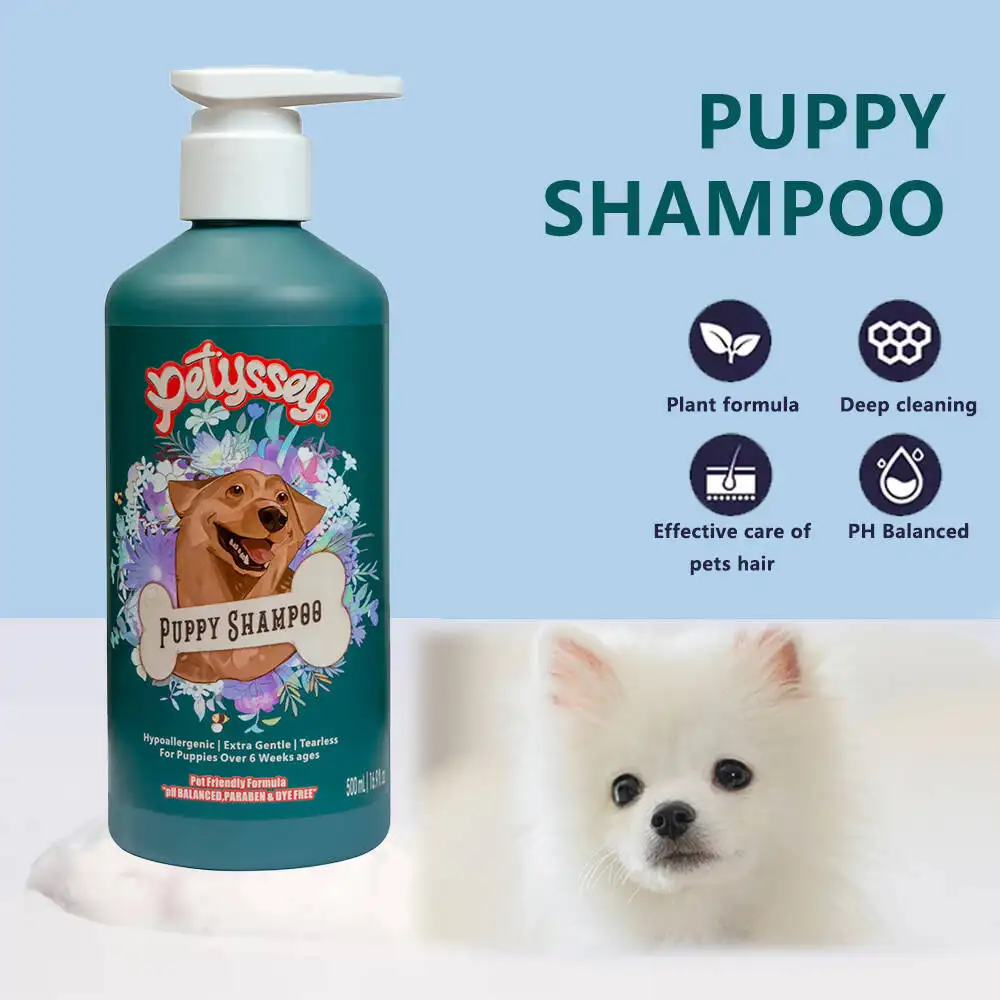 Bakteriyostatik köpek şampuanı bakım cilt tedavisi organik köpek şampuanı goggy şampuan