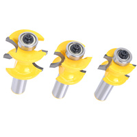 Bullnose perle routeur Bit coin perle Bit convexe colonne Bits pour nez en bois, marches d'escalier bordure 1/2 tige