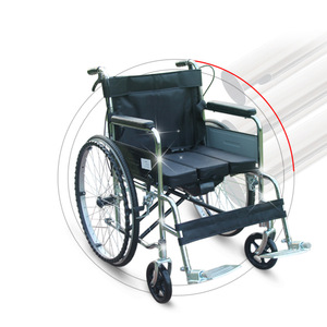 Fauteuil roulant manuel Kaizhi, roues en Oxford électro-plaquées de 24 pouces, avec siège commode pour personnes âgées et handicapées - Product Image 1