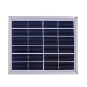 Fabrika doğrudan satış ucuz fiyat 5w 6v cam ticari ev kullanımı için alüminyum alaşım gümüş çerçeve ile GÜNEŞ PANELI - Product Image 3