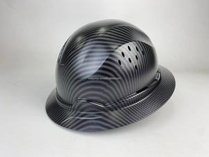 หมวกนิรภัย WELTA HDPE สำหรับงานก่อสร้าง ปีกหมวกเต็มใบ สำหรับวิศวกร อุตสาหกรรม มาตรฐาน ANSI Z89.1 Type I Class C รุ่น WHE8 แบบมีร่อง 6 จุด - Product Image 4