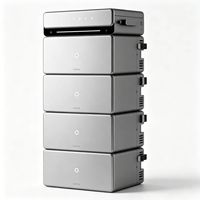 Système de stockage d'énergie solaire tout-en-un avec batterie LiFePO4 modulaire, conception empilable, prise en charge du réseau hybride, protection IP65, contrôle à distance CAN APP