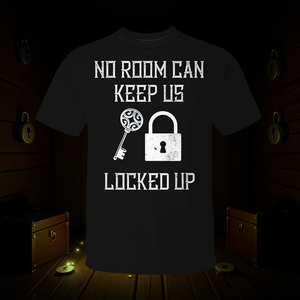 Ninguna habitación puede contenernos: Camiseta para equipo de jugadores de Escape Room - Product Image 3