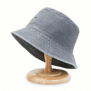 Chapeau de pêcheur en denim délavé, design personnalisé, tendance et élégant, vente en gros - Product Image 6