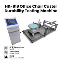 Testeur de fatigue automatique pour roulettes de chaise à mouvement alternatif avec contrôle PLC, équipement de test de meubles