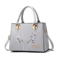Benutzer definiertes Logo Luxus Design Mode Leder Leder Handtasche Damen Einkaufstasche Lässig Große Kapazität Damen handtasche