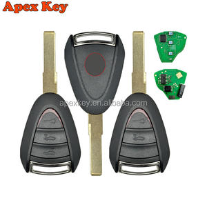Llave de Coche con Control Remoto de 3 Botones, Material ABS, 315/433Mhz, Chip ID46 LXP-VIM244, para Porsche 911, Boxster, Cayman 2005-2011 - Product Image 1