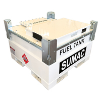 SUMAC AUTO Mini station-service portable personnalisée Distributeur de carburant en acier pour composants de base essence et diesel, y compris réservoir et pompe