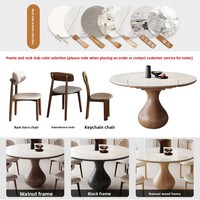 Ensemble de table à manger extensible en bois massif vintage, style antique, minimaliste moderne, pieds en métal pliables pour restaurant