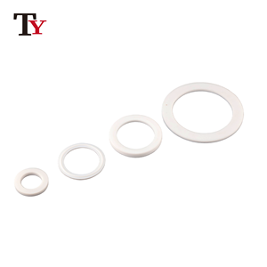 Pièces de valve à bride en PTFE haute température sur mesure, assise de vanne à boisseau sphérique, rondelle plate et composants d'étanchéité pour <span class=keywords><strong>pompe</strong></span> - Product Image 4