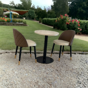 Stylish Modern Scandinavian Design Solid Wood Eco-Friendly Dining Table <b>Set</b> Chairs for Cafe <b>Restaurant</b> Living Room Bedroom Use - Product Image 1