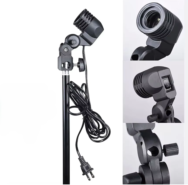 Aluminum Alloy Photo Umbrella Lighting Continuous Reflector Light Kit for Camera Video Studio Photography Daily Use