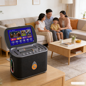 ระบบ<span class=keywords><strong>คาราโอเกะ</strong></span>ออลอินวันขนาด 10 นิ้ว พร้อมหน้าจอในตัว แบตเตอรี่แบบชาร์จได้ สำหรับงานปาร์ตี้ที่บ้านและ<span class=keywords><strong>คาราโอเกะ</strong></span>กลางแจ้ง - Product Image 5