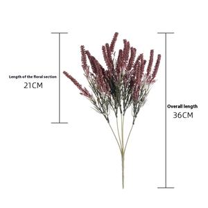 Vente directe d'usine, artisanat fait main, plantes vertes, herbe artificielle en malt, vente en gros, décoration de mariage, Noël, Nouvel An, style INS - Product Image 3