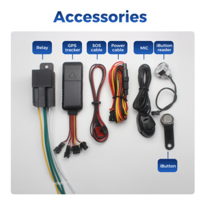 เครื่องติดตาม GPS แบบมีสายสัญญาณเตือนกันขโมยสำหรับยานพาหนะยานพาหนะมุมมองการติดตาม GT06อัจฉริยะตัวติดตามจีพีเอสสัญญาณเตือนภัย SOS แบบพกพาที่ได้รับอนุญาต iButton - Product Image 6