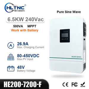 Lai năng lượng mặt trời biến tần 5.5KW DC-AC năng lượng mặt trời VFD Sine Wave <span class=keywords><strong>Inverter</strong></span> quang điện biến tần 48V với wifi - Product Image 6