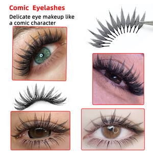 ขนตาปลอมแบบเส้นต่อเส้น รุ่น Mange Spire Lash Custom Private Label Comic Wispy Premade Special Feather Grafting Comic Spire สำหรับต่อขนตา ร้านเสริมสวย - Product Image 4