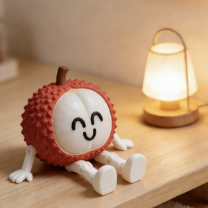 Juego de Juguetes Antiestrés de Frutas Impresos en 3D Personalizados - Surtido de Manzana, Plátano y Fresa, Decoración de Escritorio y Regalo para Aliviar el Estrés - Product Image 2