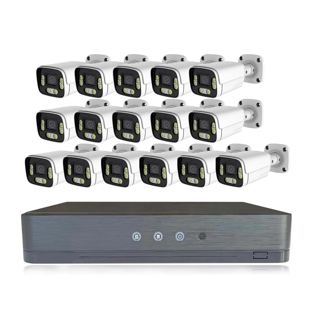 ANRAN 4K DVR 16 canali CCTV poe cablata Bullet NVR sistema 2 vie Audio 8MP Home sorveglianza ip Camera