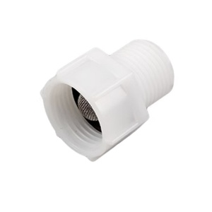 Raccord de tuyau de bidet en plastique ABS de 7/8 po à 1/2 po, adaptateur de vanne de remplissage de toilette pour connexion au réservoir de bidet - Product Image 1