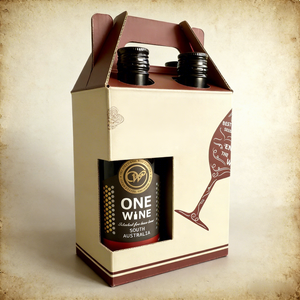 Boîte à <span class=keywords><strong>champagne</strong></span> personnalisée pour petites entreprises, Nouvel An, Fête des Pères, chic, biodégradable, tendance, pliable, CMYK, boîte à vin - Product Image 2