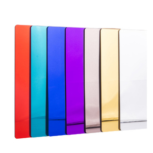 <span class=keywords><strong>Plaque</strong></span> de panneau en plastique acrylique/PMMA, plastique miroir en polystyrène/PC/PETG, personnalisé, couleur or et argent, <span class=keywords><strong>noir</strong></span> - Product Image 5