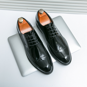 Nouvelles Chaussures Plates en Cuir pour Hommes Style 2025 – Idéales pour le Travail, les Mariages et les Occasions Décontractées – Chaussures Habillées Oxford en Cuir Véritable - Product Image 4