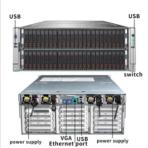 Hiệu suất cao uniserver r6900 G3 G5 4U Rack lưu trữ máy chủ ai sâu học tập máy chủ