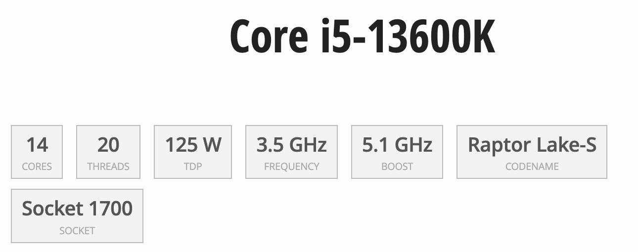 I5-13600K [Nuevo en caja con garantía de 3 años]