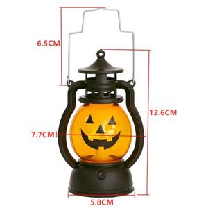 Petite lanterne en forme de cheval, lanterne citrouille à main, décoration crâne, lampe à huile, ambiance de fête, accessoires - Product Image 4