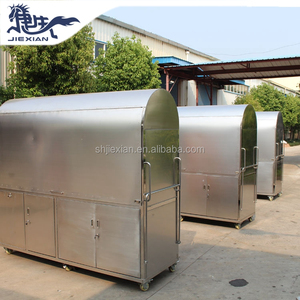 JX-CR220 Carrito de Comida Móvil de Acero Inoxidable, Carrito de Café para la Venta - Product Image 4