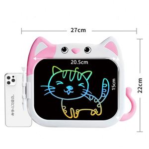 Tablette d'écriture LCD colorée pour enfants, forme de chat, 10 pouces, cadeau éducatif incroyable pour tout-petits - Product Image 4