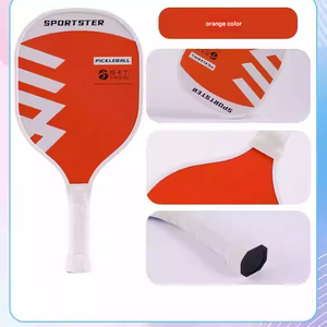 Raquette de pickleball en fibre de verre |   Léger et durable pour les étudiants, hommes et femmes, compétition et entraînement, design <span class=keywords><strong>simple</strong></span> - Product Image 2