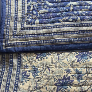 Juego de Cubrecamas Acolchados de Algodón de Primera Calidad, Hechos a Mano en India, Diseño Premium, Bordado Ligero, Estampado, Gran Venta - Product Image 1