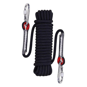 Corda de paraquedas para escalada de árvore, equipamento de resgate em gelo, para uso externo, 10.5mm de diâmetro 10m, 20m, 30m, corda com gancho - Product Image 6